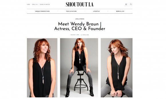 Wendy Braun featured in Shoutout LA